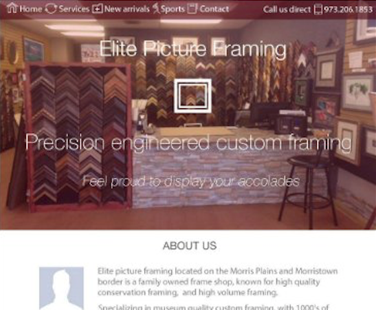 Center Image of Accountant Website