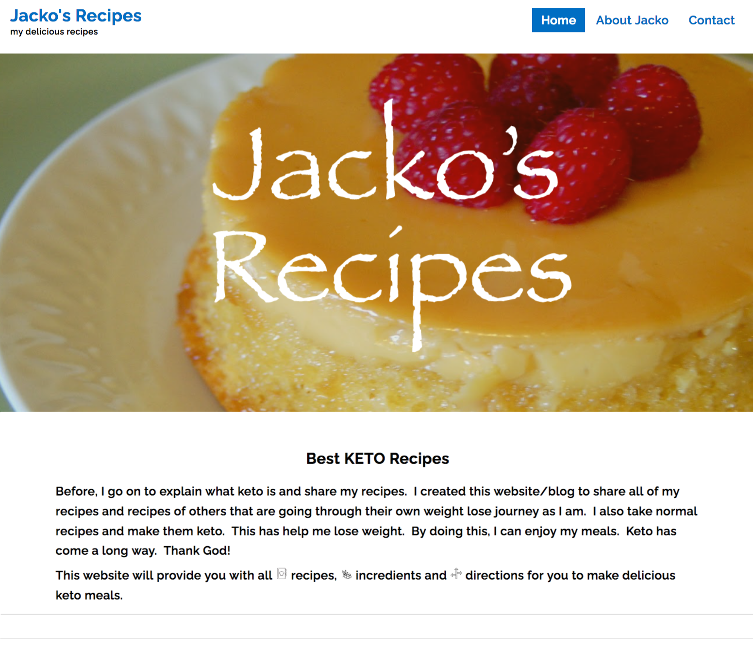 Center Image of Jacka Recipes Page