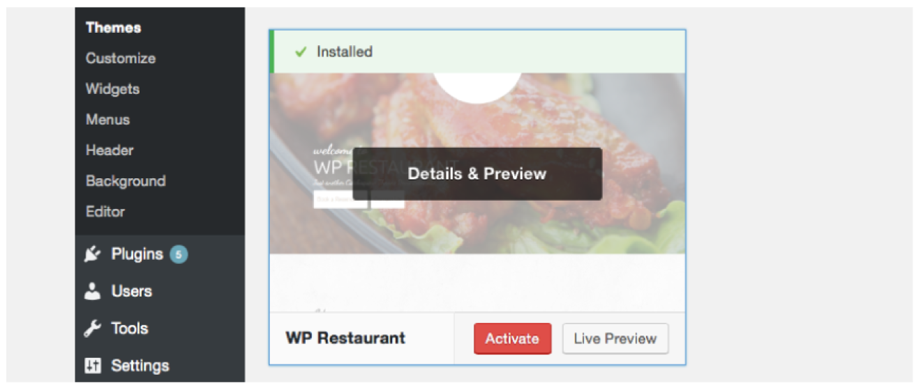 An image of WordPress Version Number