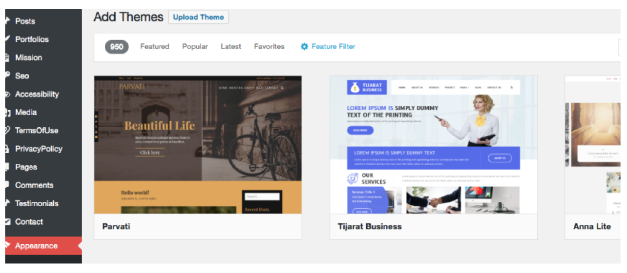 An image of WordPress Version Number