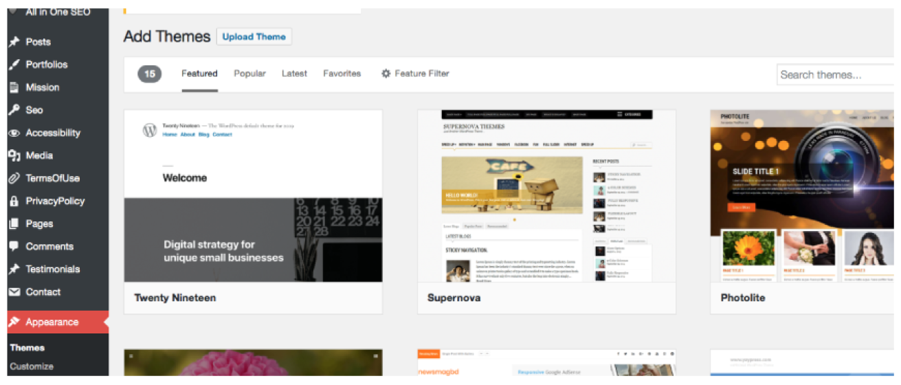 An image of WordPress Version Number