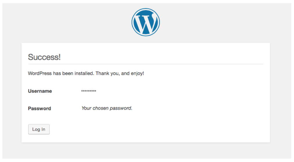 An image of WordPress Version Number